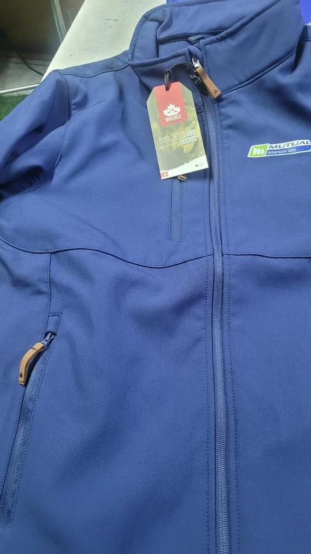 CHAQUETA SOFTSHELL QUEBEC LOBO COLOR AZUL MUJER TALLA XS