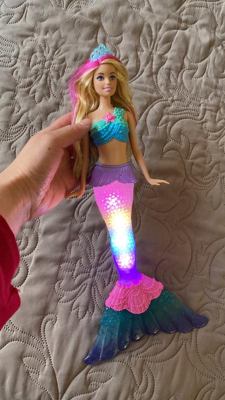 Barbie sirena de discount luces