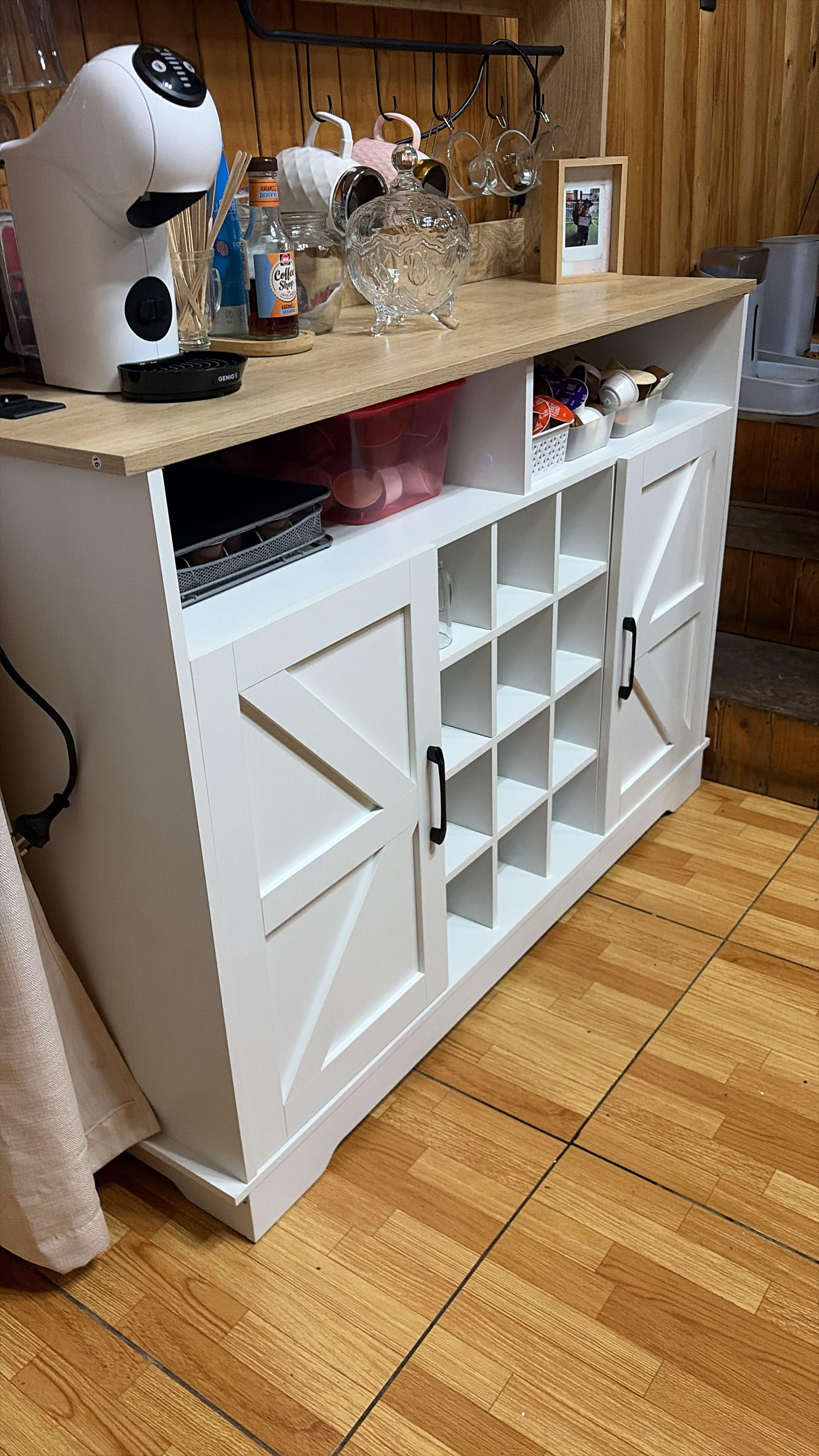 Foto de un cliente: Mueble Bar Con Enchufe Aparador Buffet Para Cocina Comedor