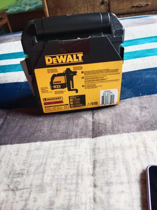 Nivel Láser Línea Cruzada 50' (15m) Dewalt Dw088k