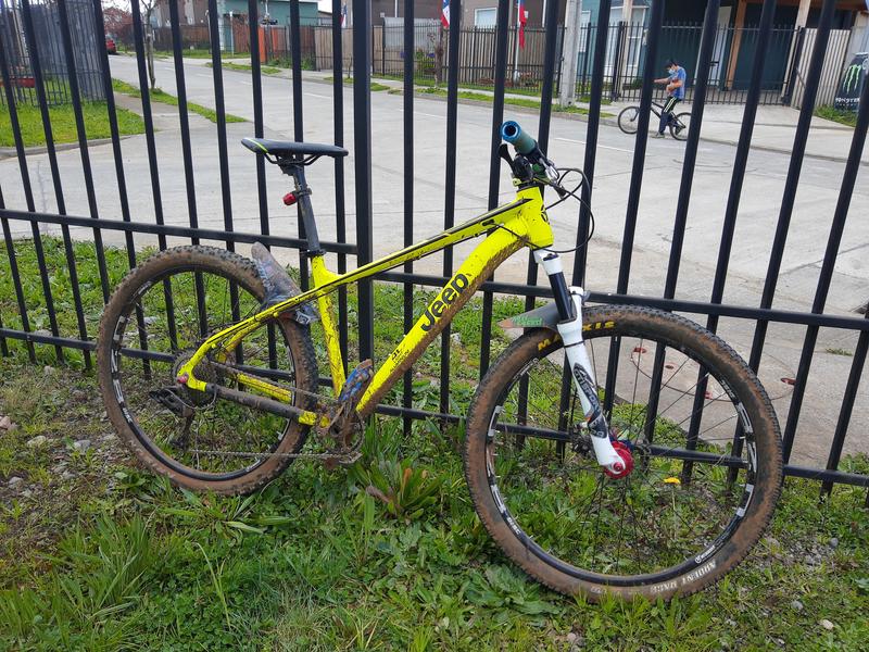 Bicicleta jeep online verde