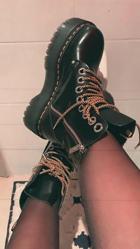 DR MARTENS Dr Martens Jadon Max Botin Mujer Cuero Negro falabella