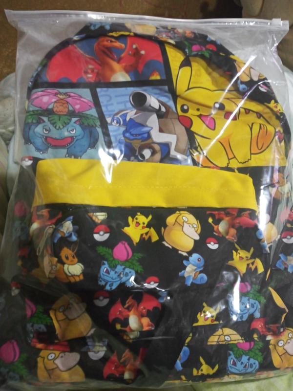 GENERICO Set de Estuche y mochila Pokémon Pikachu