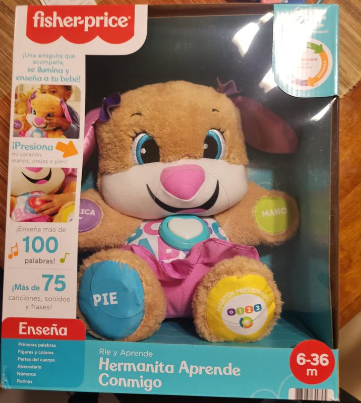 Hermanita Aprende Osito Fisher Price Aprende Conmigo Juguete De