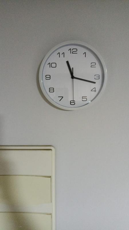 Reloj pared básico 20 cm blanco Sodimac Falabella
