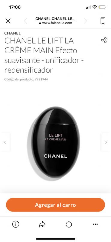CHANEL Crema Antiedad Le Lift La Crème Main 50 Ml Chanel