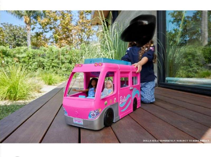 BARBIE Auto Camper de Los Suenos Barbie falabella
