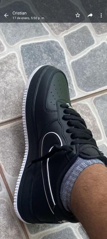 Nike air force 1 negras hombre best sale