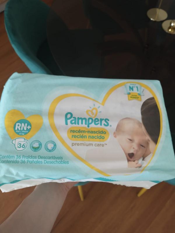 Pañal Pampers Premium Care Talla Rn+ 36 unidades