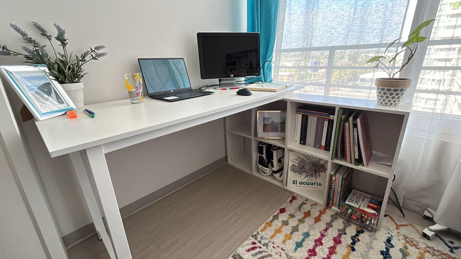 Foto de un cliente: Escritorio Forma L Oficina Con Cajonera Intercambiable 140cm