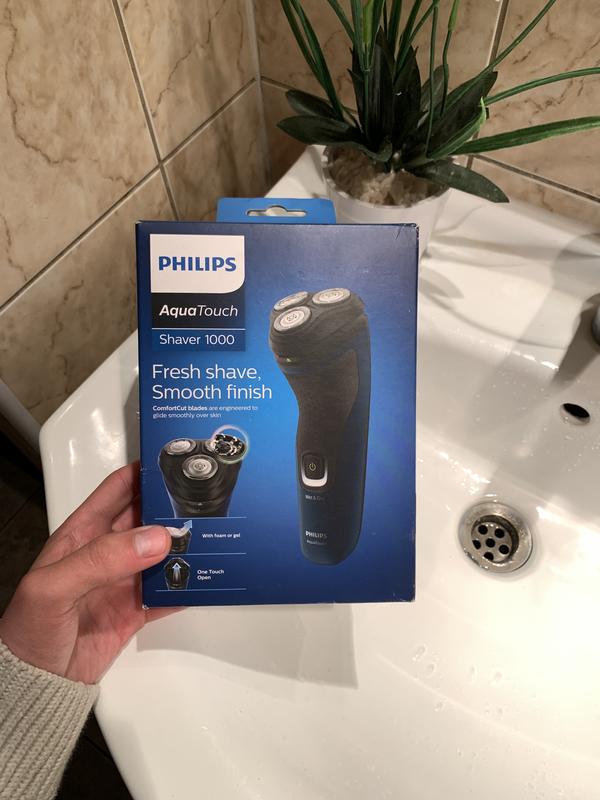 Rasuradora Philips Aqua Touch Shaver 1000 negra