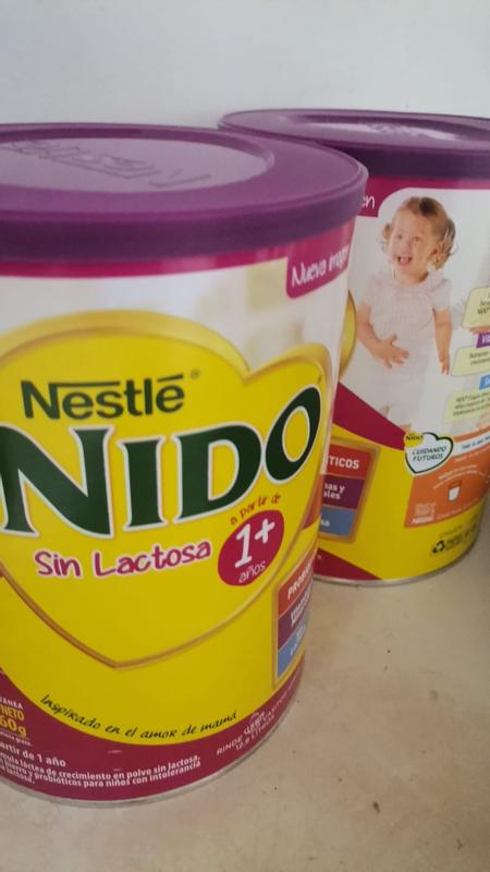 NESTLE Fórmula Láctea NIDO® 1 Sin Lactosa 1560g X2 Uds