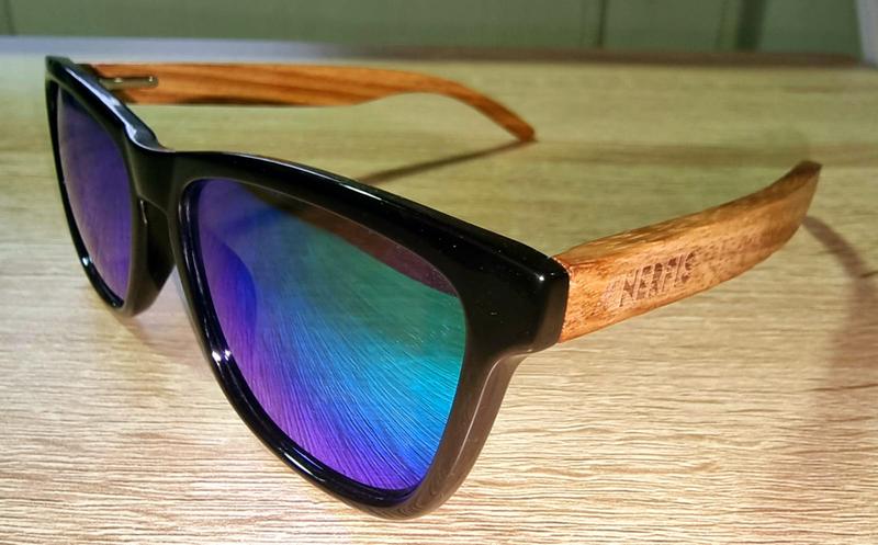 Anteojos de sol Nerfis Booken Bambú Blue Polarizado NERFIS Linio
