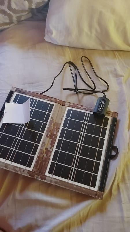 Panel Solar Portátil Para Bolso Con Usb 6v 7w