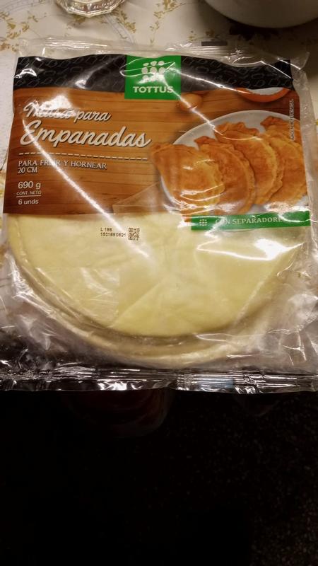 Tapas Empanadas Criollas de 20 Cm 690 g