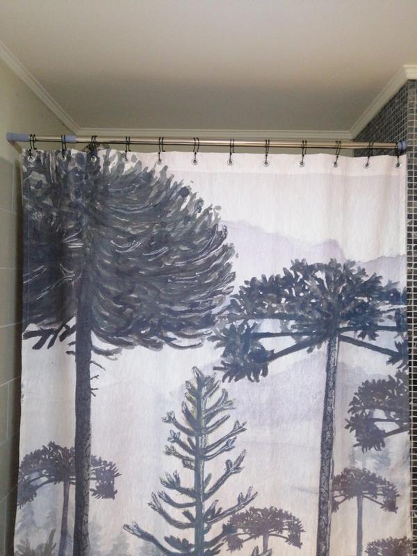 Barra extensible para cortina de ducha de 135 a 235cm