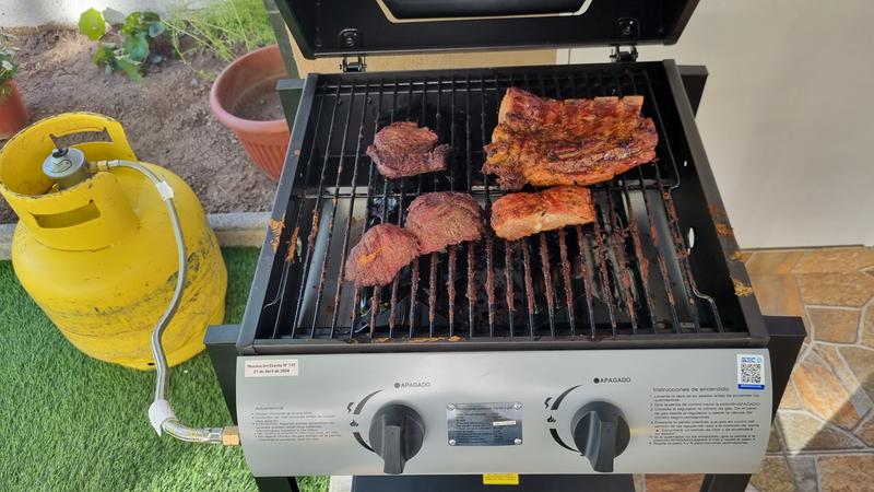 Churrasqueira a Gás com 2 Queimadores Aço Preto Karson - Sodimac