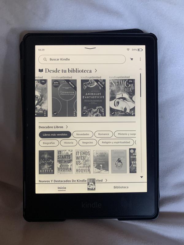 KINDLE Nuevo Kindle Paperwhite 6.8 8gb 11va Gen 2023 + Funda Negra