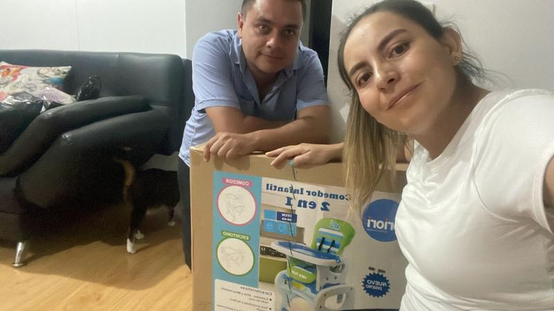 Silla para Comer Bebé Escritorio para Niños Priori Rosa 1023