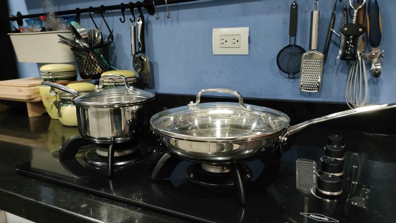 Batería de cocina Cuisinart acero inoxidable 14 piezas 77