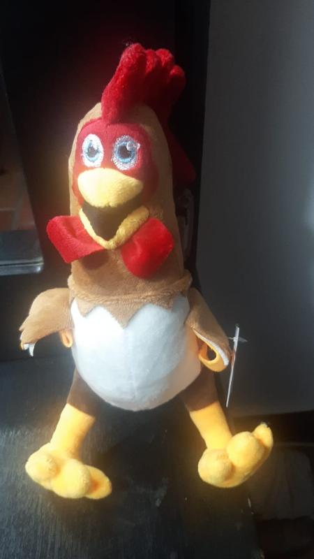 Peluche gallo 28 cms tu compañero perfecto GENERICO