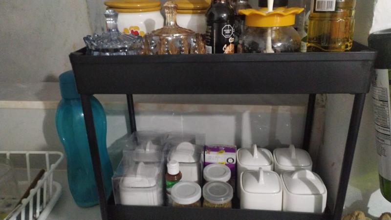 Organizador de condimentos dispensador de cocina hogar deslizable GENERICO