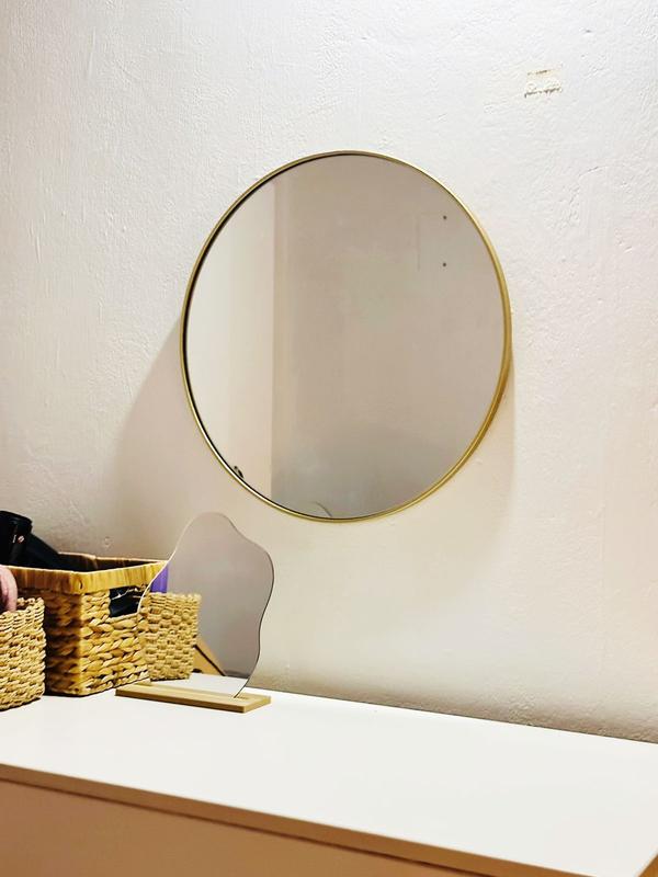 Espejo de pared Redonda 80 x 80 cm BASEMENT HOME