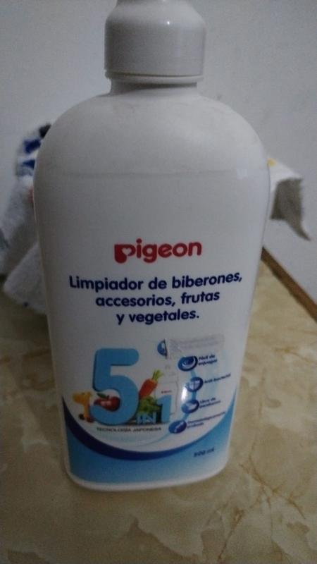 Limpiador Pigeon 5 en 1 para Biberón x 500 ml