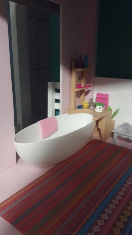 Barbie fashionista baño online de espuma