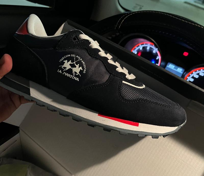 Shoes Price Zapatillas La Martina Hombre Mix De Piel Y Ante