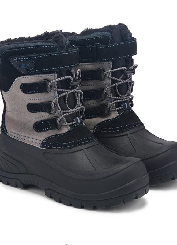 Khombu Kids' Snowtracker Waterproof Boot Little/Big Kid Famous