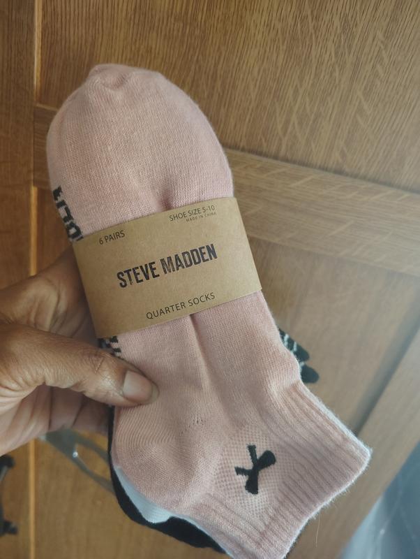 Steve Madden Women's 6 Pack Ankle Socks | Famous Footwear
