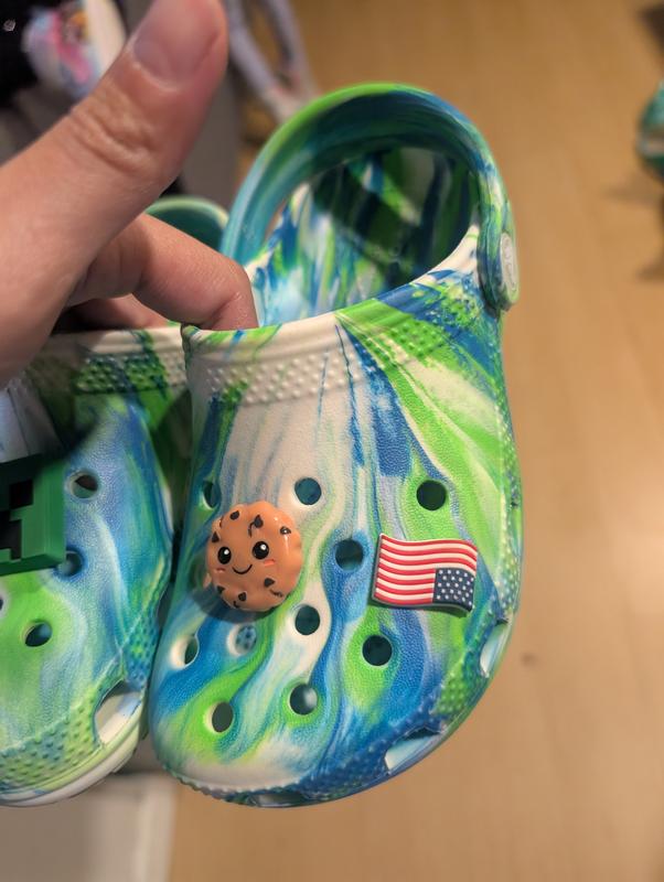 Crocs Kids' Marbled Glow in the Dark Classic Clog Little/Big Kid