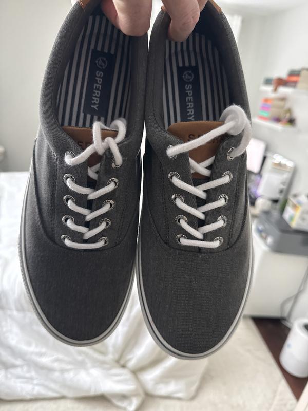 Baskets Bateau Homme Sperry Top-Sider Striper LL CVO Bleu - Toile - Taille 8 US - Occasion