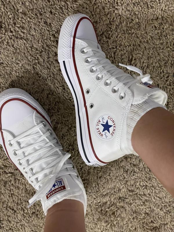 Converse lace around store ankle