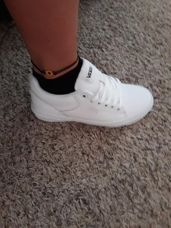 Vans Seldan Vans White Leather Womens Vans Tumble Slip On White Leather  White Leather Van Vans Seldan