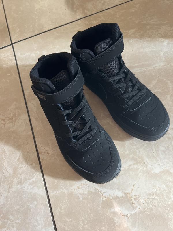 Nike high tops hot sale all black