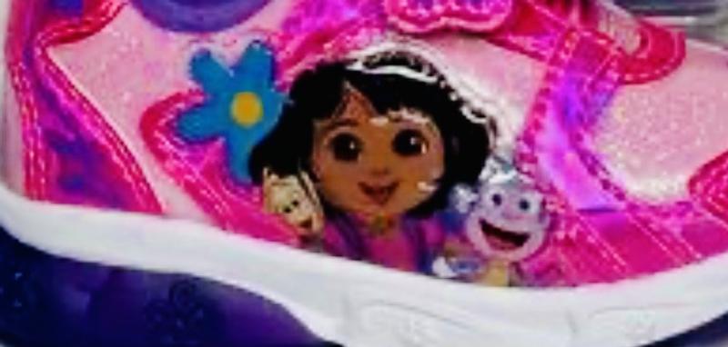 Dora Kids' Dora the Explorer Light Up Sneaker Toddler/Little Kid