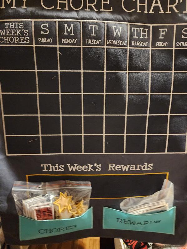 Our chore chart!