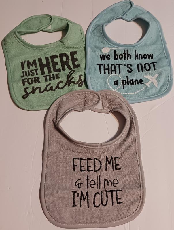 Peanut Shell Baby Girl Bibs