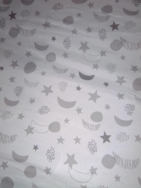 Star and moon pattern