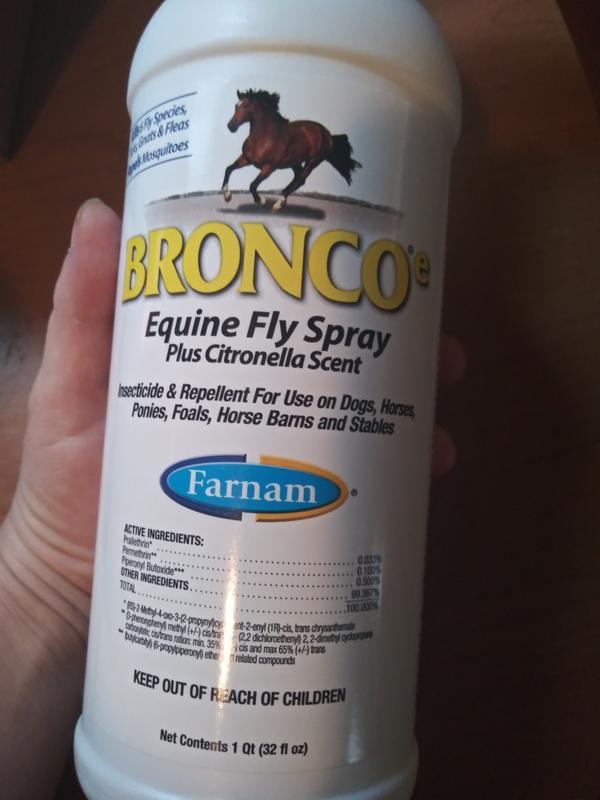 Bronco fly outlet spray for dogs