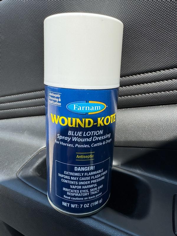 Farnam 7 oz Wound-Kote Blue Lotion Spray - 100550894 | Blain's Farm & Fleet