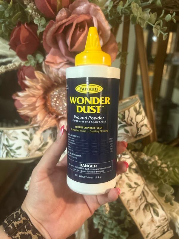Farnam Wonder Dust Wound Powder For Horses And Show Stock - 4 oz
