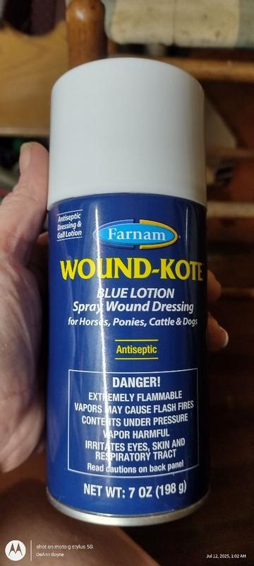 blue lotion wound dressing Farnam Wound-Kote Blue Lotion Spray Horse Wound Care for use on Horses and  Dogs Antiseptic Properties for Minor Wounds Cuts and Sores 7 Oz. in the  Skin Care department at Lowes.com