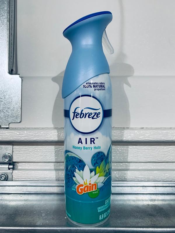 Febreze Odor-Fighting Air Freshener with Gain Honey Berry Hula Scent, 8.8  fl oz