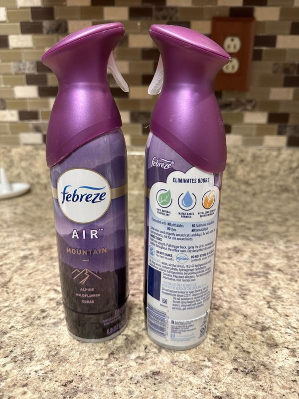 Febreze Air Effects Mountain Scent Air Freshener, 8.8 oz. Can