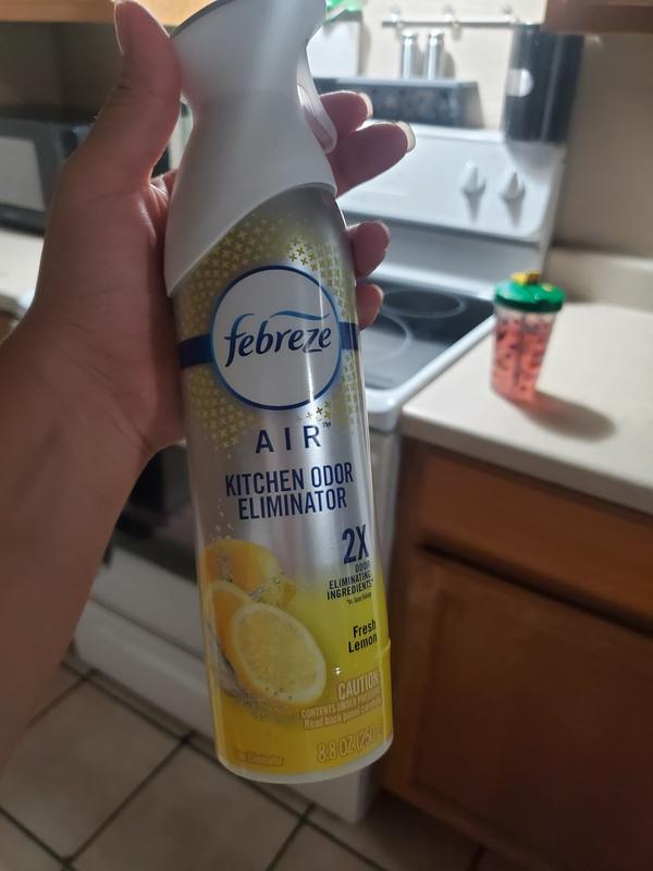 Febreze Kitchen Fresh Lemon Scent Odor-Fighting Air Freshener Aerosol Can,  8.8 oz - Food 4 Less
