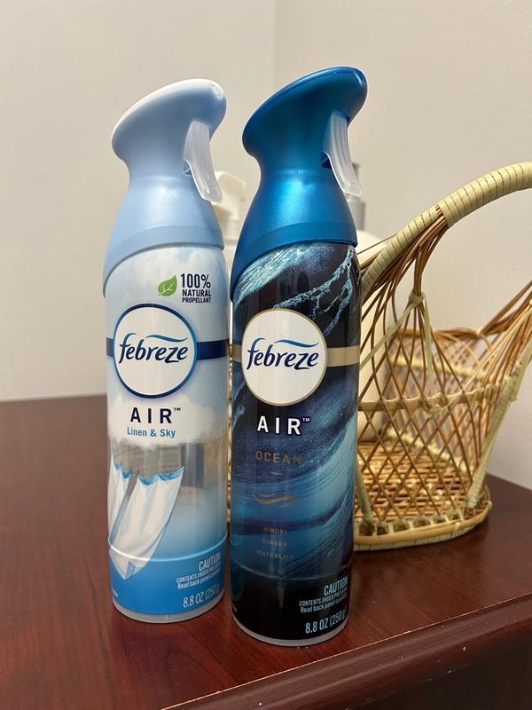 Febreze Ocean Scent Odor-Fighting Air Freshener Aerosol Can Twin Pack, 2 ct  / 8.8 oz - Kroger
