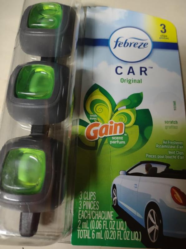 Febreze Car Air Freshener Vent Clip Gain Scents Variety Pack, 3 ct - Pick  'n Save